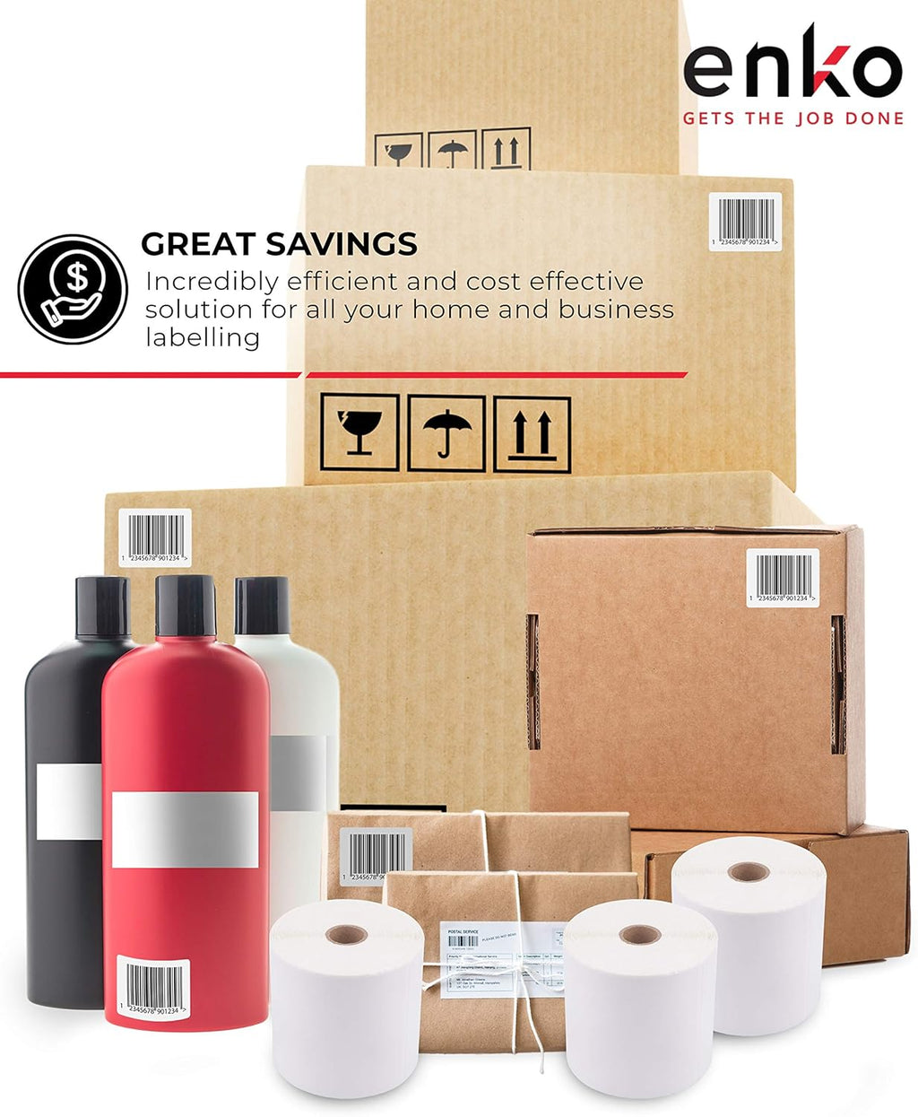 4 x 6 Direct Thermal Address & Shipping Labels H350817