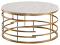 Round Faux Marble Coffee Table N895444