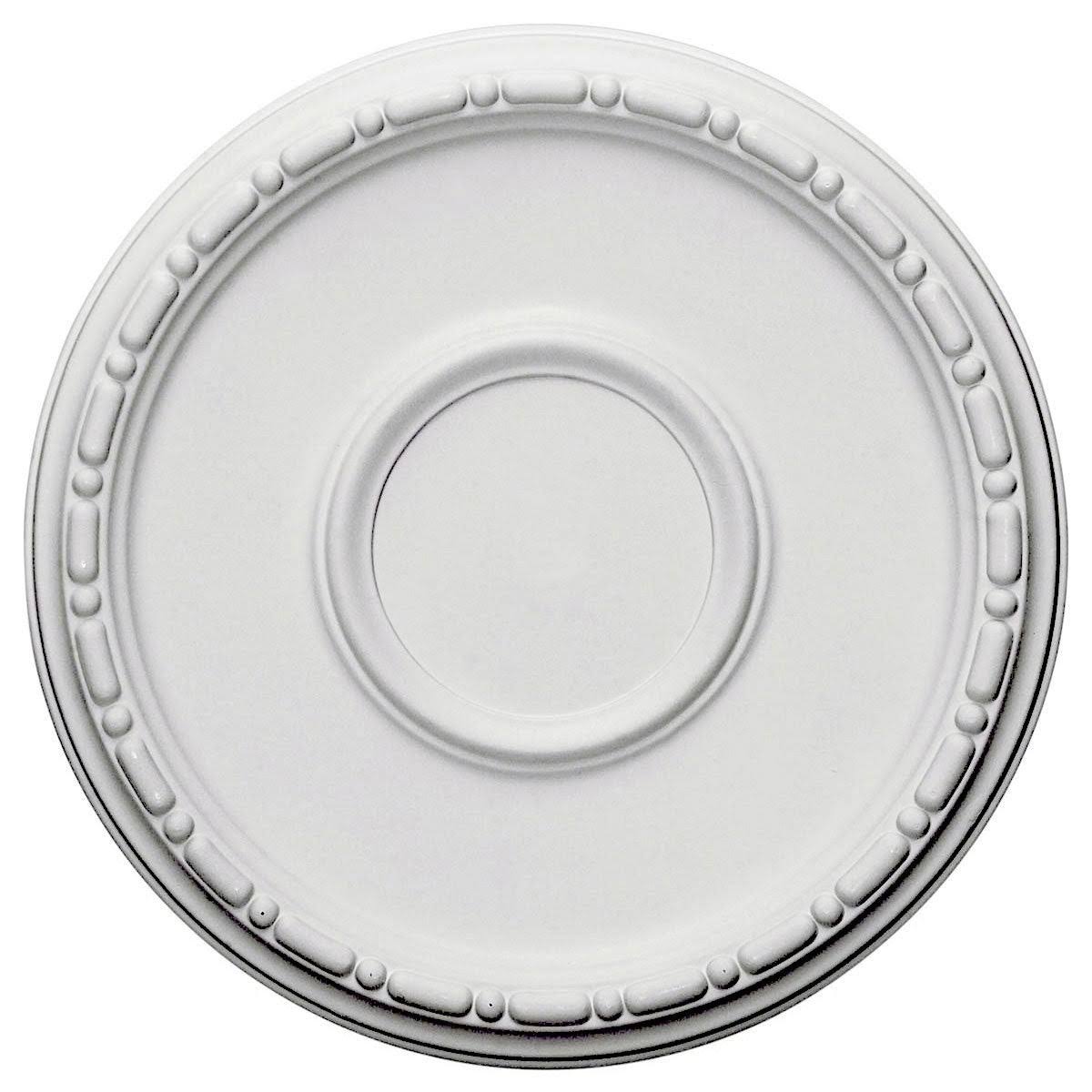 16 1/2x22OD x 1 1/2x22P Ceiling Medallion Hand-Painted Black Pear W10245