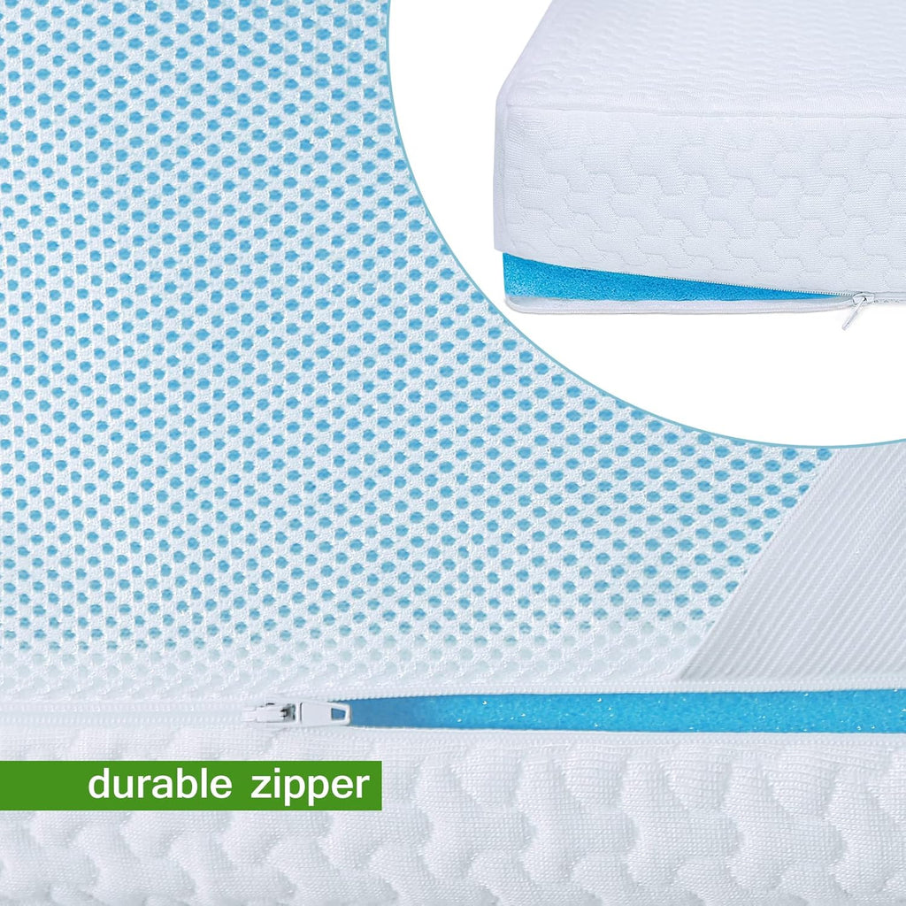 Queen Size Bamboo Rayon Zippered Mattress Protector Cover X81059