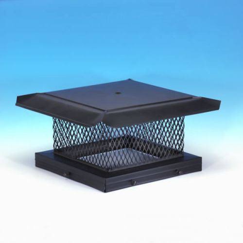 Galvanized Single-Flue Chimney Cap with Mesh P78829