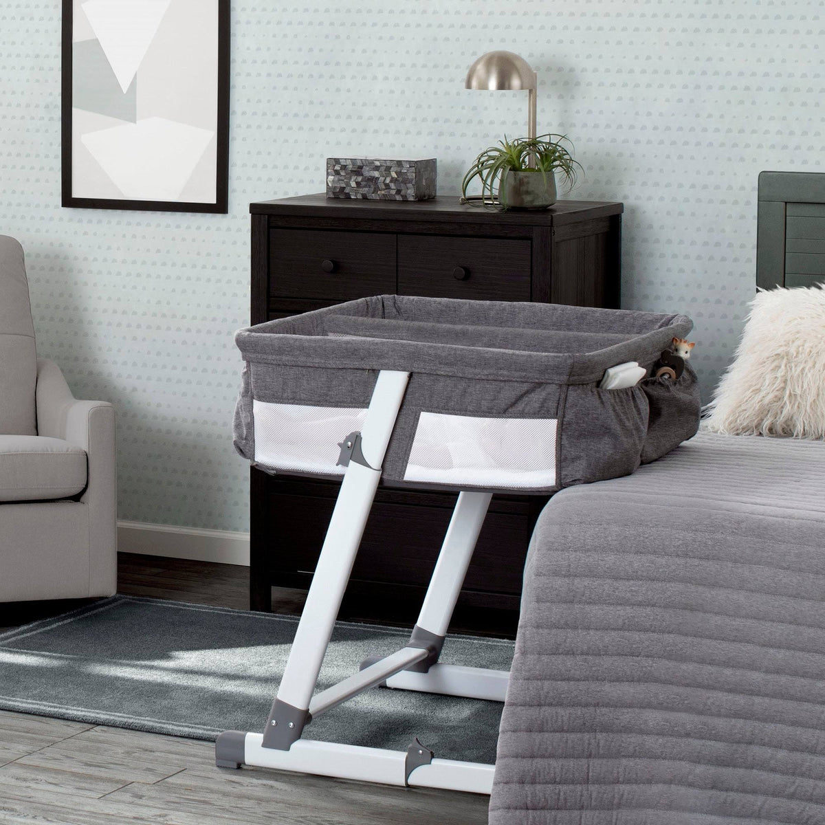 Twin City Sleeper Bassinet, Med Grey K615138