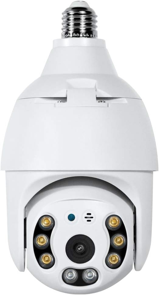 2K 3.0MP Wireless PTZ Security Camera with E27 Bulb Connector U73418