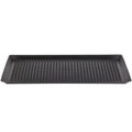 12x22 x 24x22 Charcoal Polypropylene Pizza Tray - 12/Case L170902
