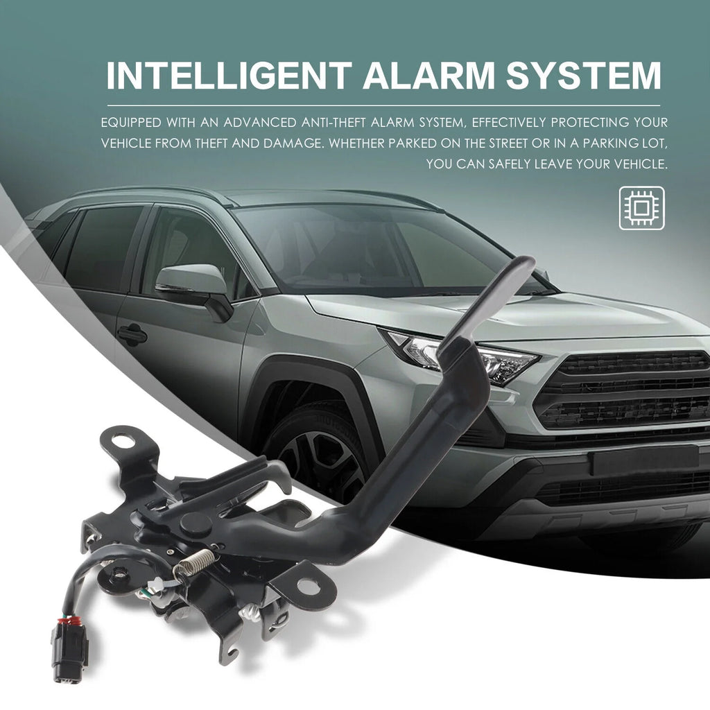 Hood Latch Lock with Alarm System for Toyota RAV4 2019 2021 J379