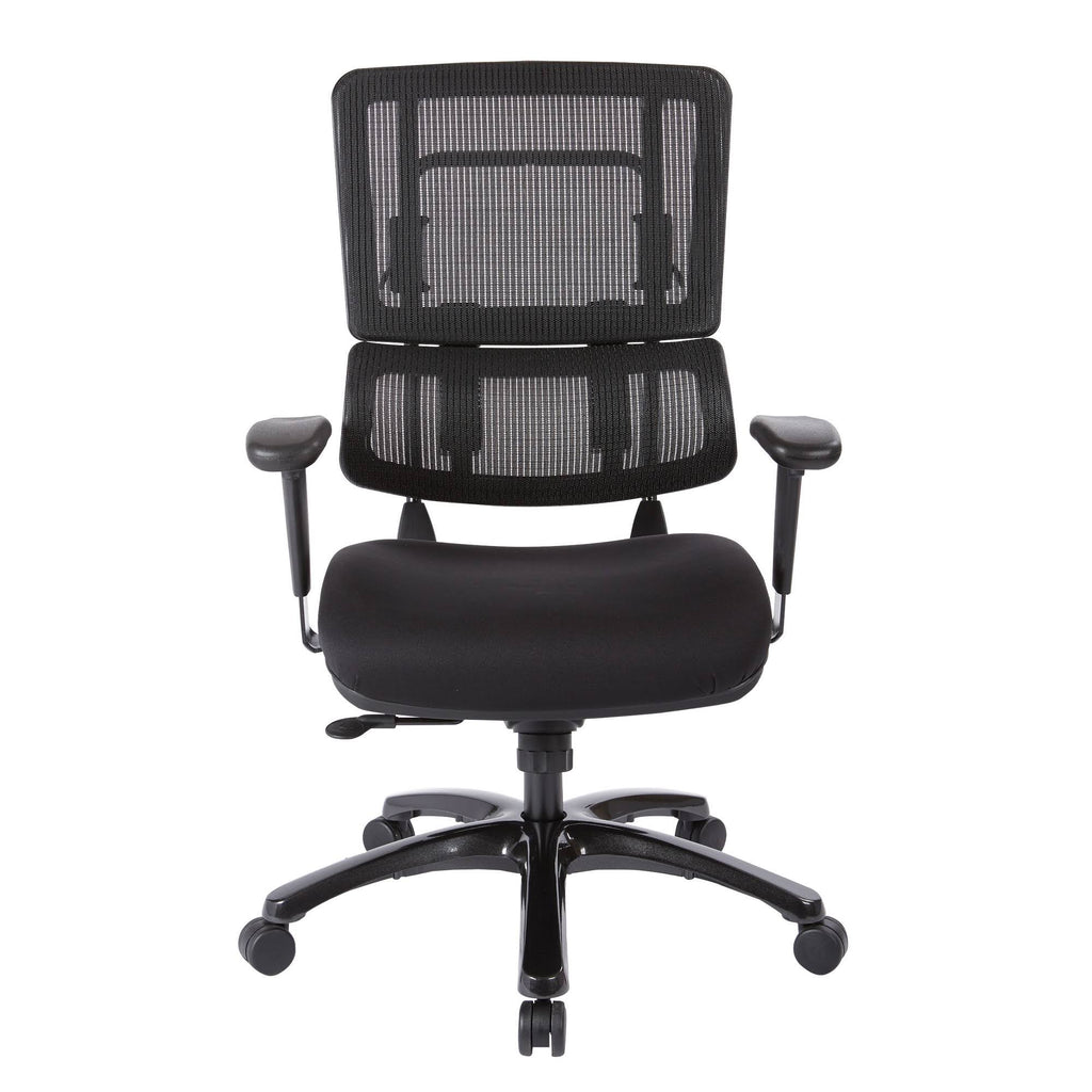 Black Mesh Back Chair with Black Base Y8048