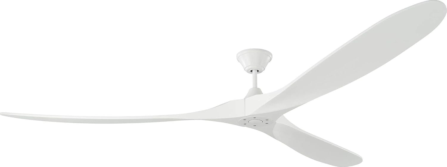 Matte Black 52 Outdoor Ceiling Fan with Remote Control A382322