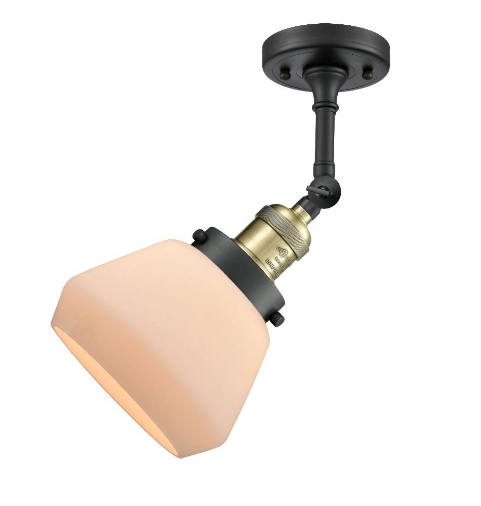 Satin Gold Semi-Flush Mount Light S120