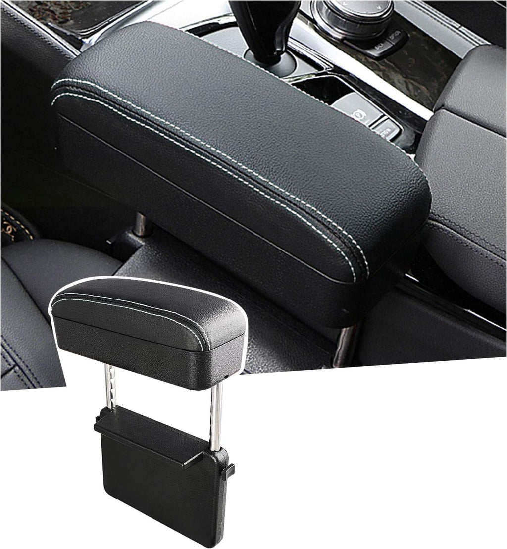 White Adjustable Car Armrest Pad Y975