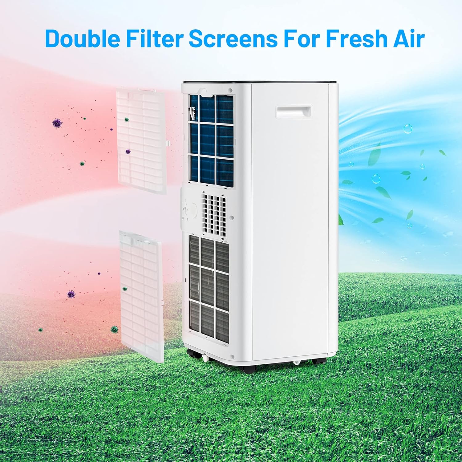 Portable Air Conditioner 10000BTU (SACC 7000 BTU) with Remote Control X96859
