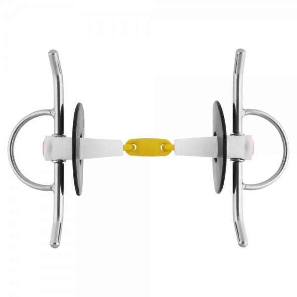Nathe Full Cheek Snaffle with 18mm Double-Jointed Mouth U754