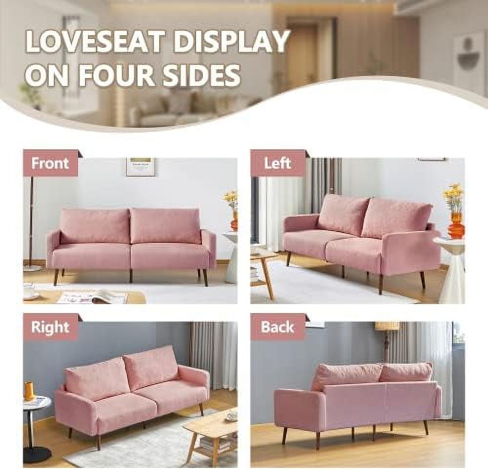 Large Teddy Velvet Loveseat Couch Z22523
