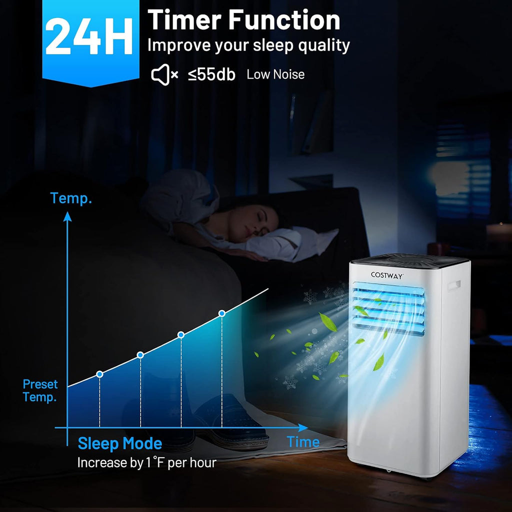 Portable Air Conditioner 10000BTU (SACC 7000 BTU) with Remote Control X96859