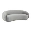 Light Grey Velvet Sofa W324834