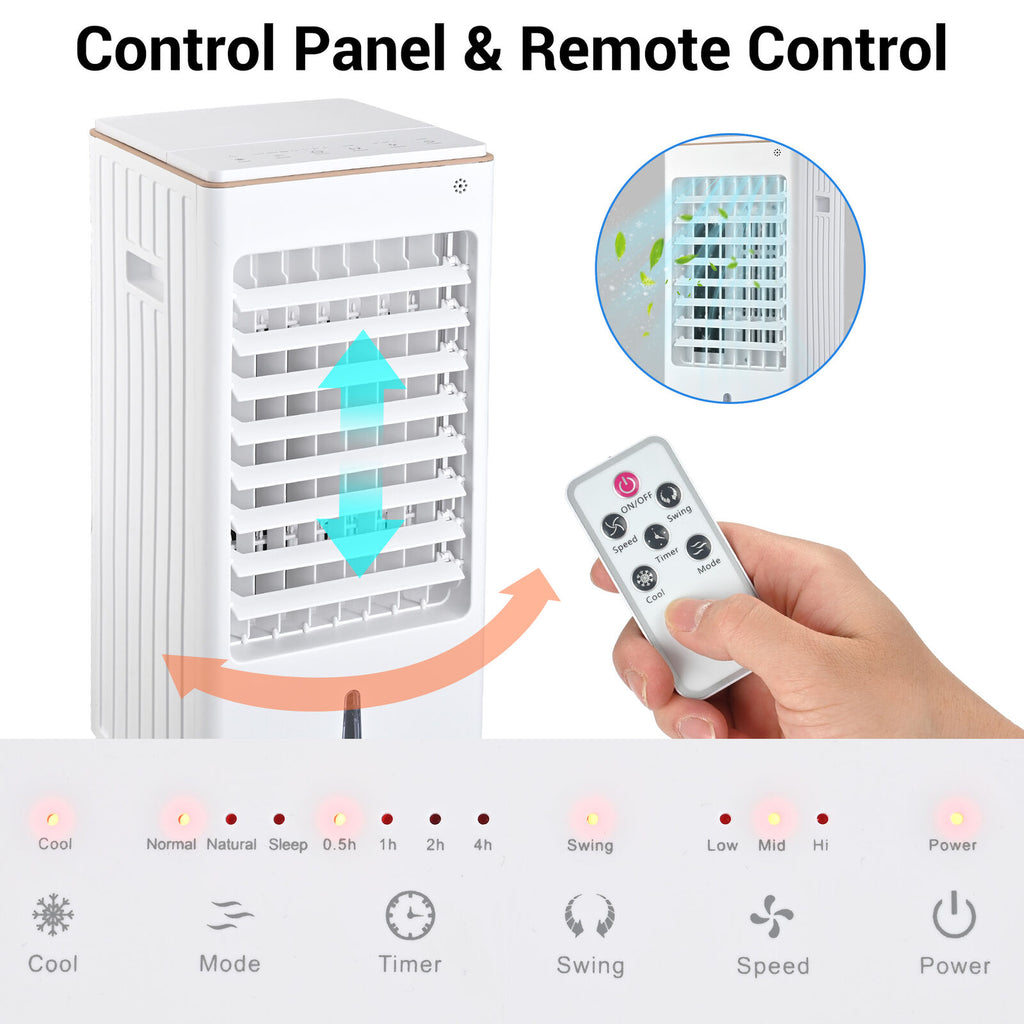 Portable Evaporative Air Cooler Fan with Remote Control T400