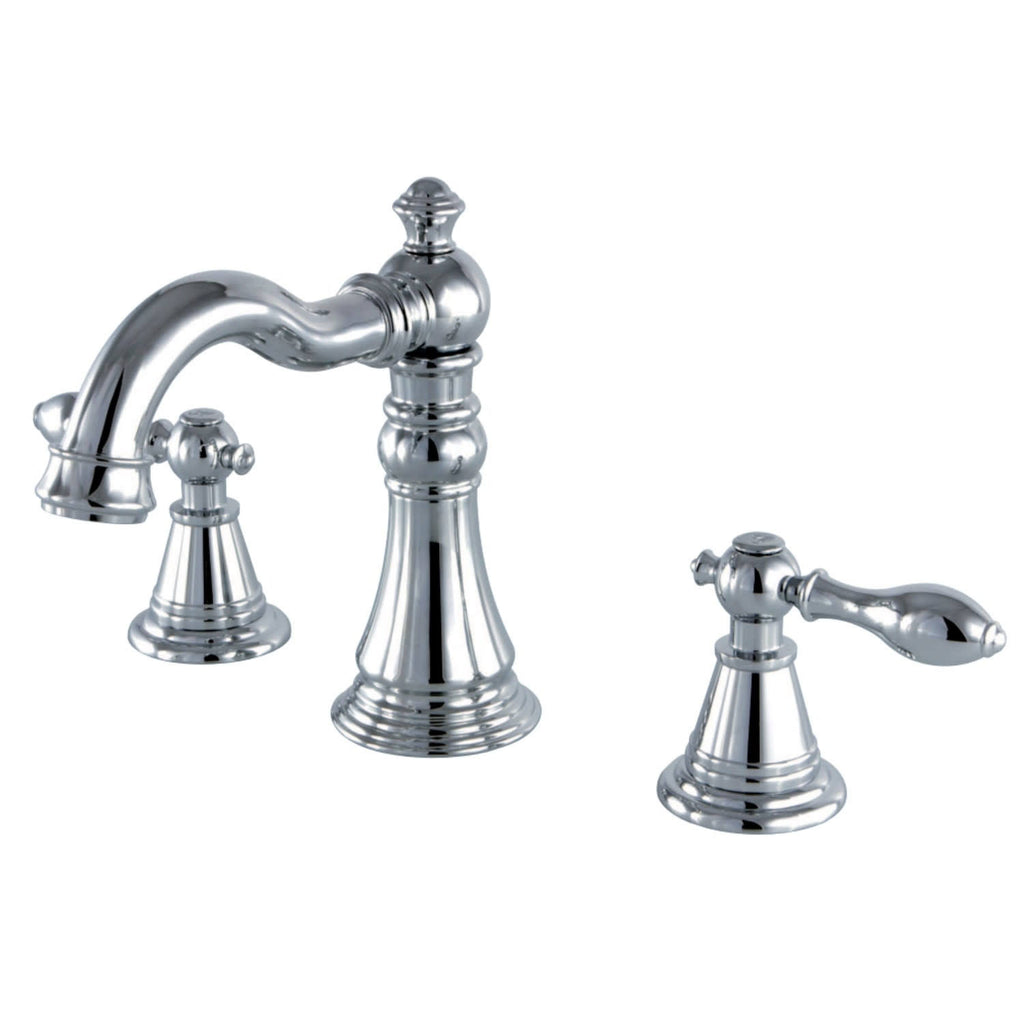 Polished Chrome Widespread Bathroom Faucet N78341
