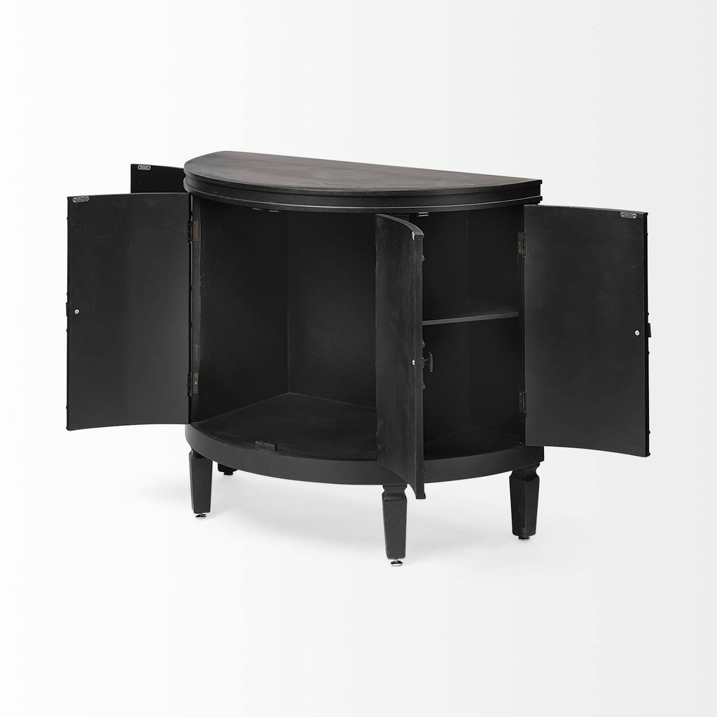 Black Wood Cabinet H30664
