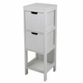 Bathroom Tall Cabinet with 2 Drawers and 1 Open Shelves V171741