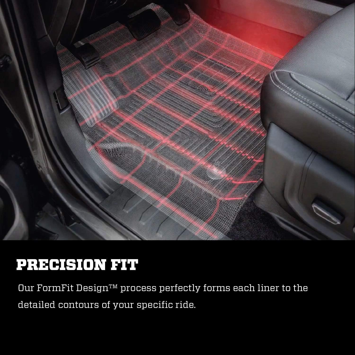 Black Front Floor Liners 2 Pcs X857463