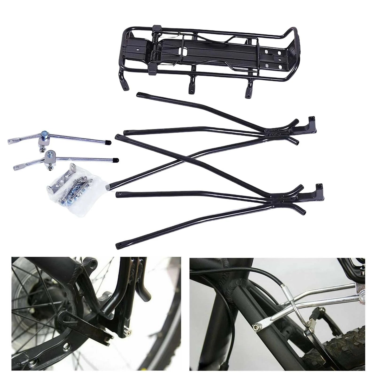 Aluminum Bike Rear Carrier Rack with Disc Brake X8990