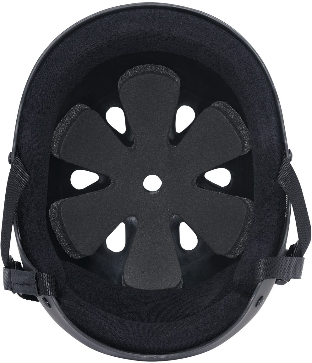 Matte Black Skateboarding Helmet D353