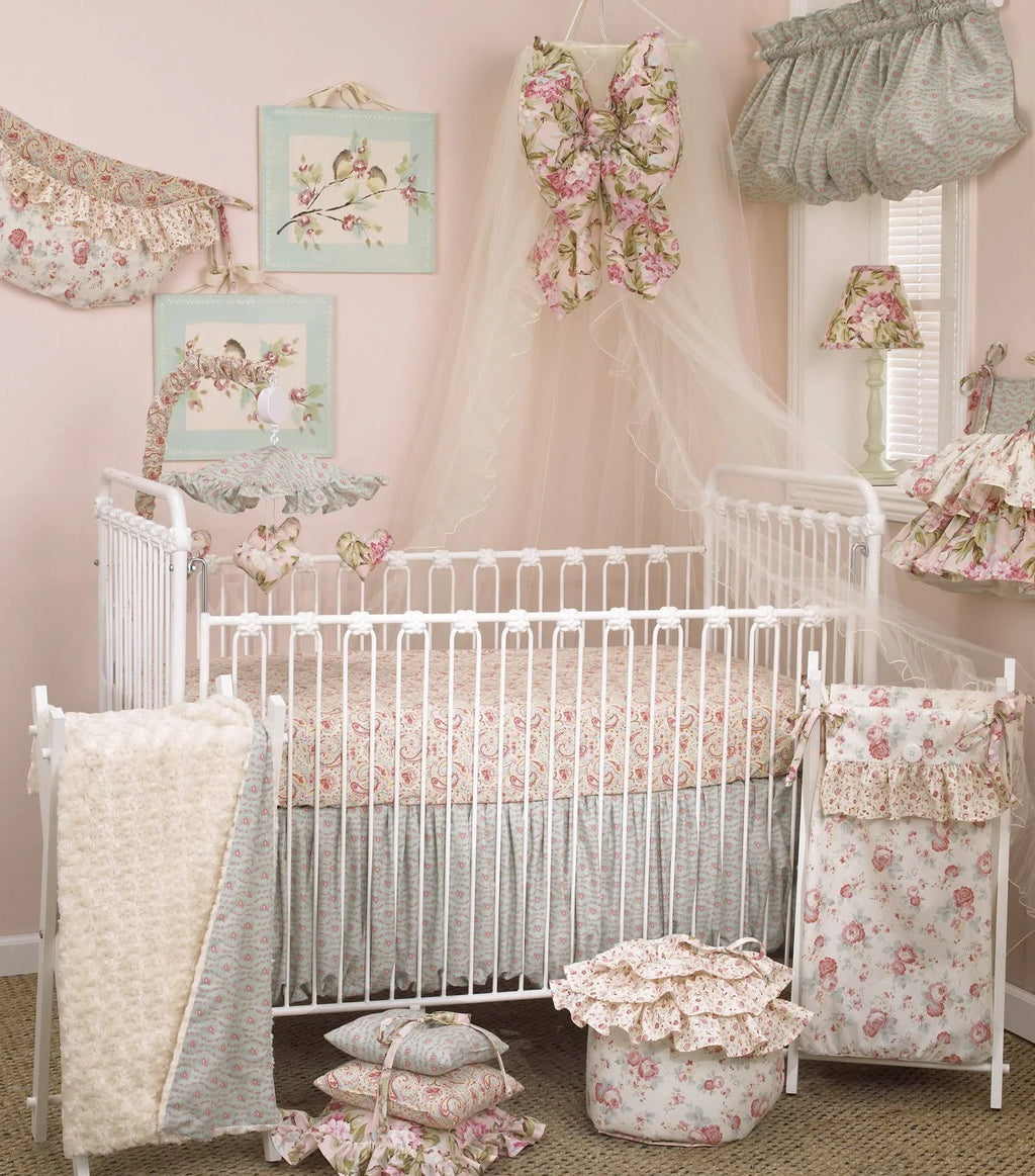 Tea Party 7 Piece Crib Bedding Set T459822
