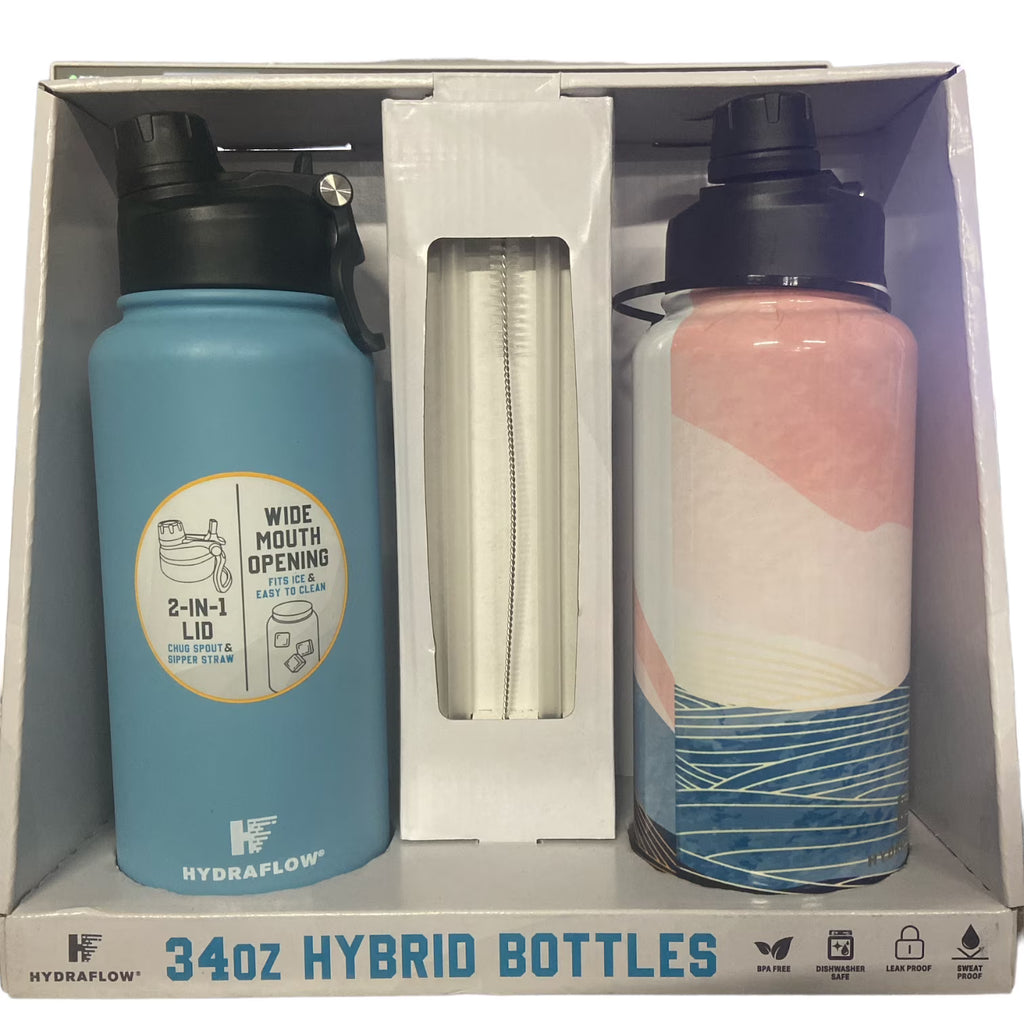 Blue/Pink 34-oz Stainless Steel Insulated Bottles N592965