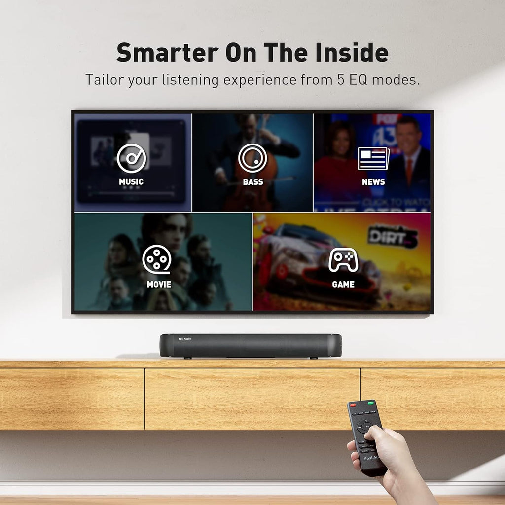 Bluetooth Sound Bar for TV, 18.35-Inch, Pack of 2 W369954