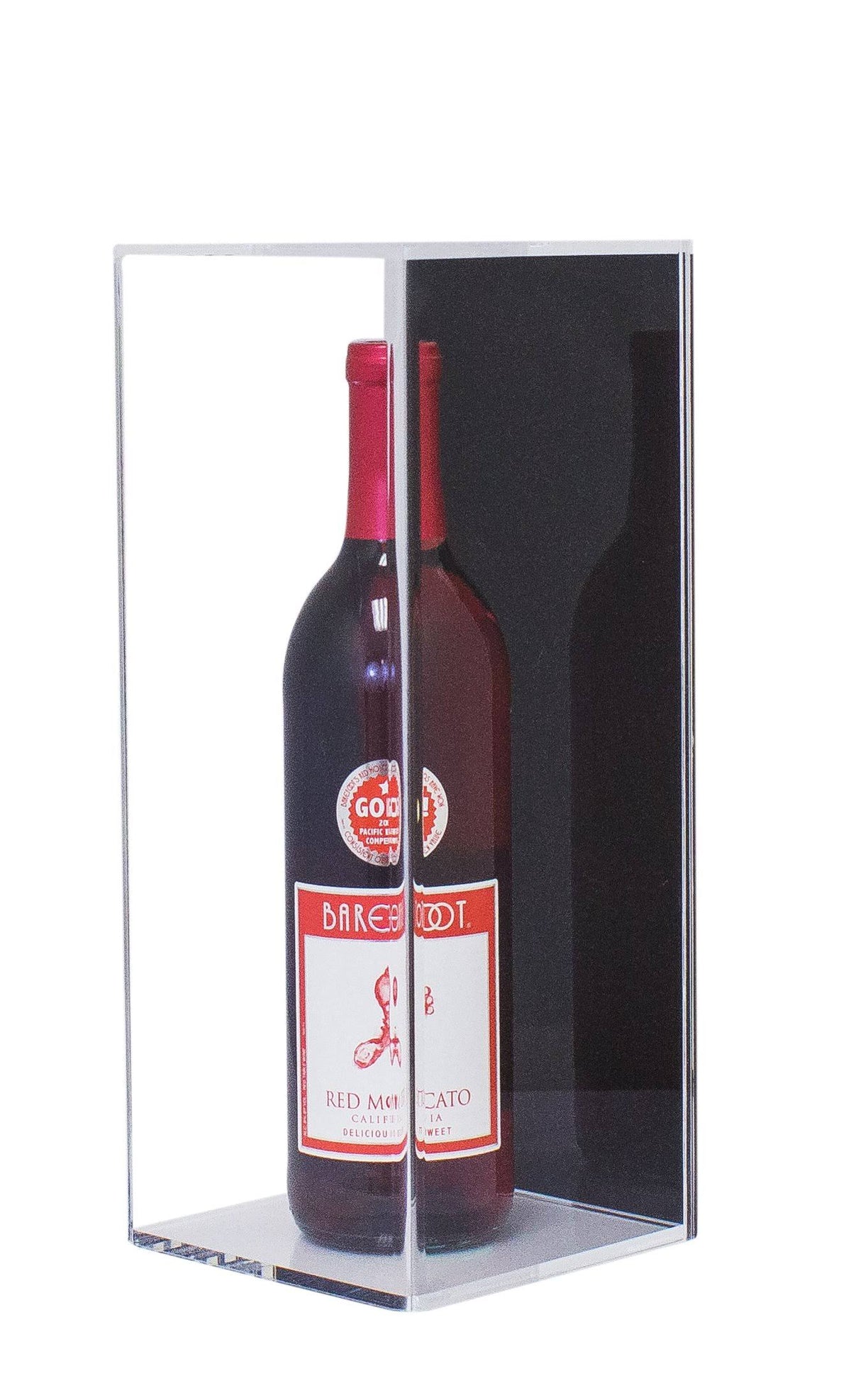 Acrylic Display Case with Black Back and Wall Mount 5.5 x 5.5 x 13.25 G772713