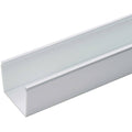 White PVC Cable Raceway Solid Duct W8949