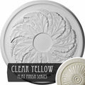 42 1/8x22OD x 1 7/8x22P Ceiling Medallion Clear Yellow R4485