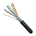 Black Cat6a Shielded Solid Network Cable K8625