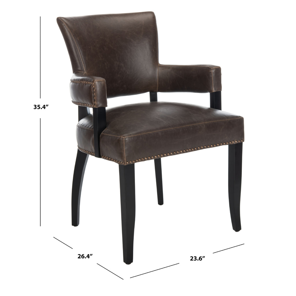 Antique Brown Arm Chair W221038