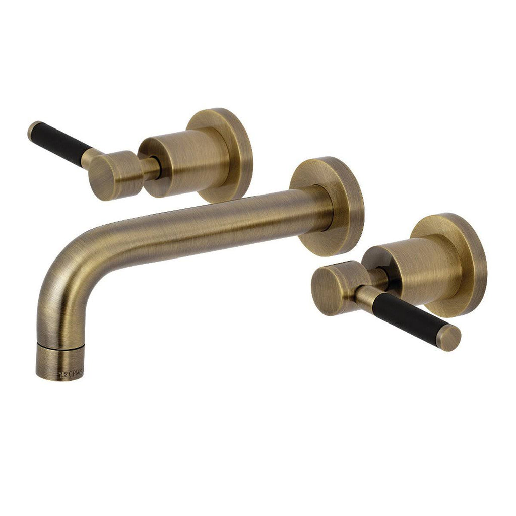 2-Handle Wall Mount Bathroom Faucet, Polished Nickel K7950