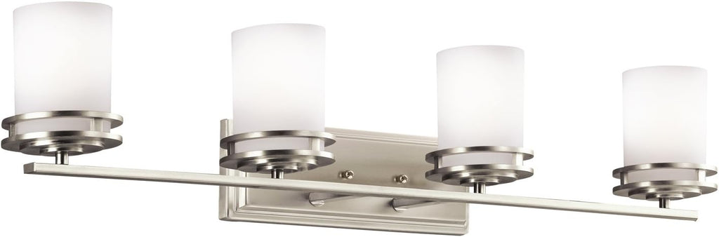 4 Light Brushed Nickel Vanity Light M617