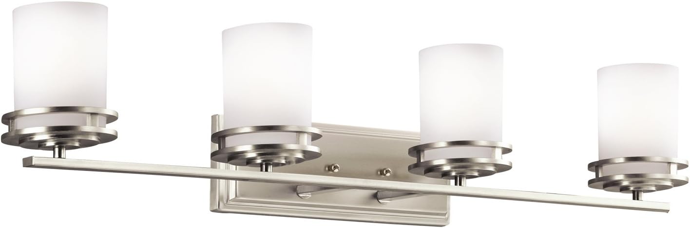 4 Light Brushed Nickel Vanity Light M617