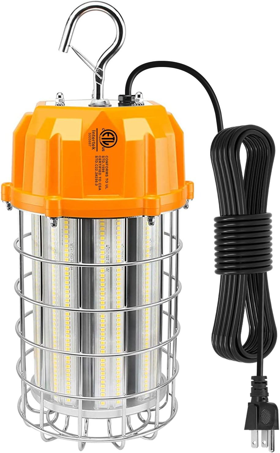 80W LED Portable Hanging Work Light, 11,600LM, IP65, Pack of 2 F87097