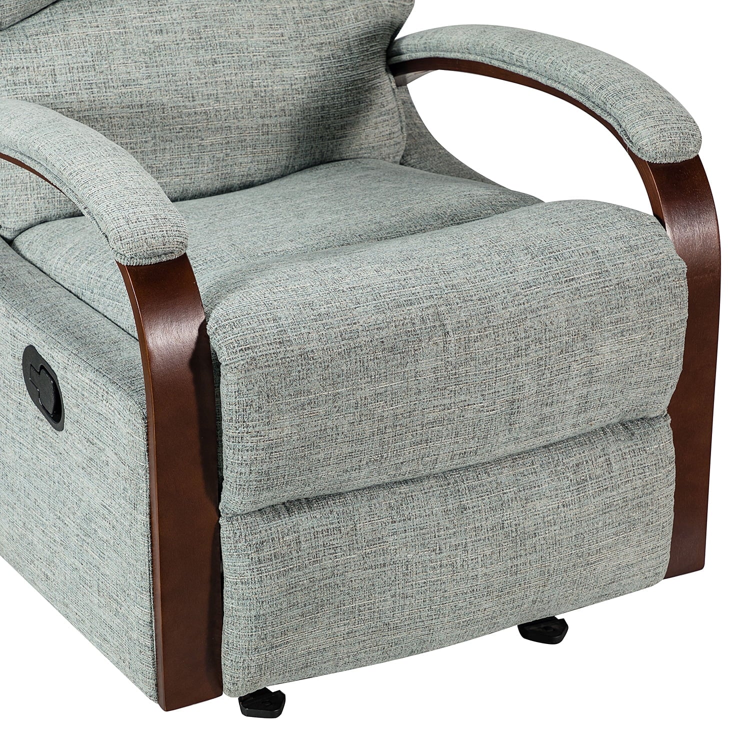 Sage Upholstered Rocking Recliner Chair with Metal Base W9896