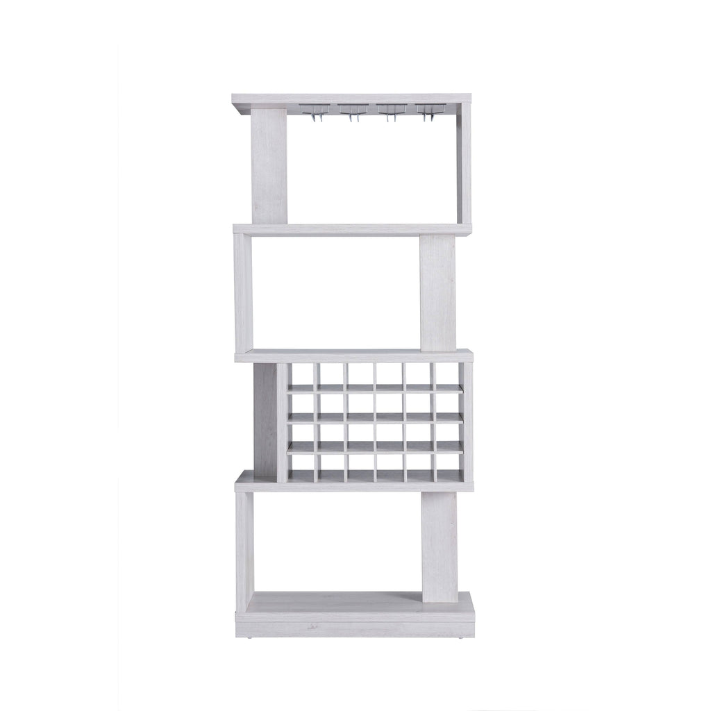 4-Tier Bar Cabinet Cappuccino Brown H6848