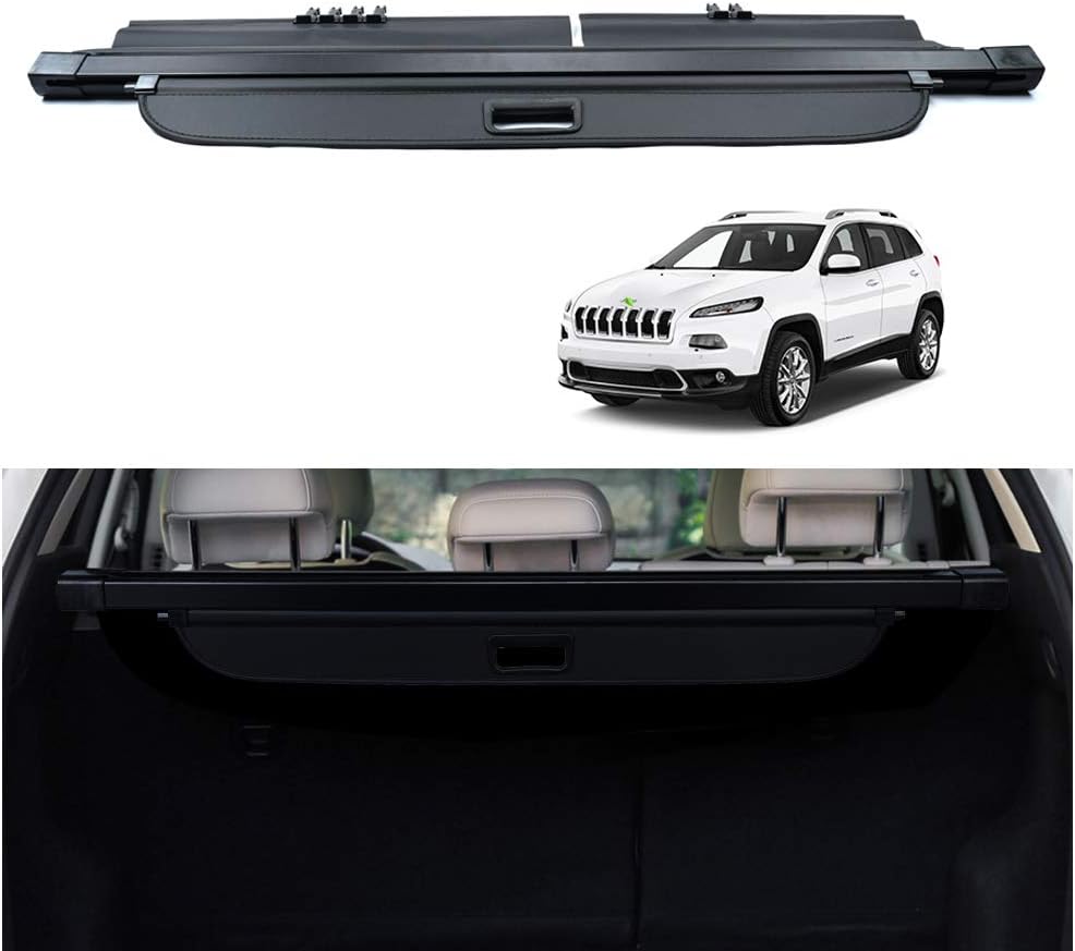 Retractable Rear Trunk Security Cover Shade Black Pack of 2 J570507