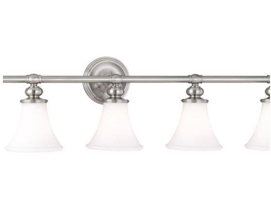 Polished Nickel 5 Light Bath Bracket M2449