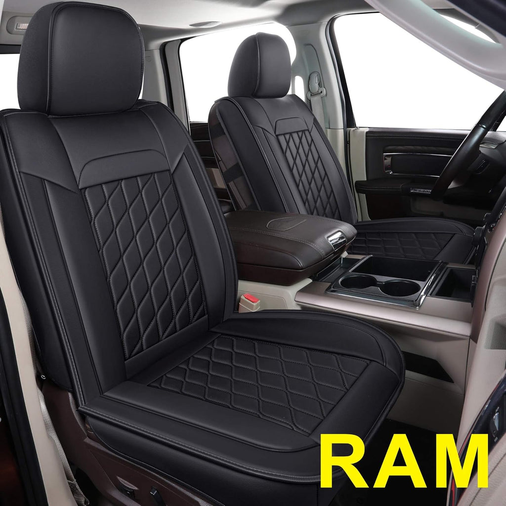 Faux Leather Seat Covers for Ram 1500 Crew Cab Pickup K592
