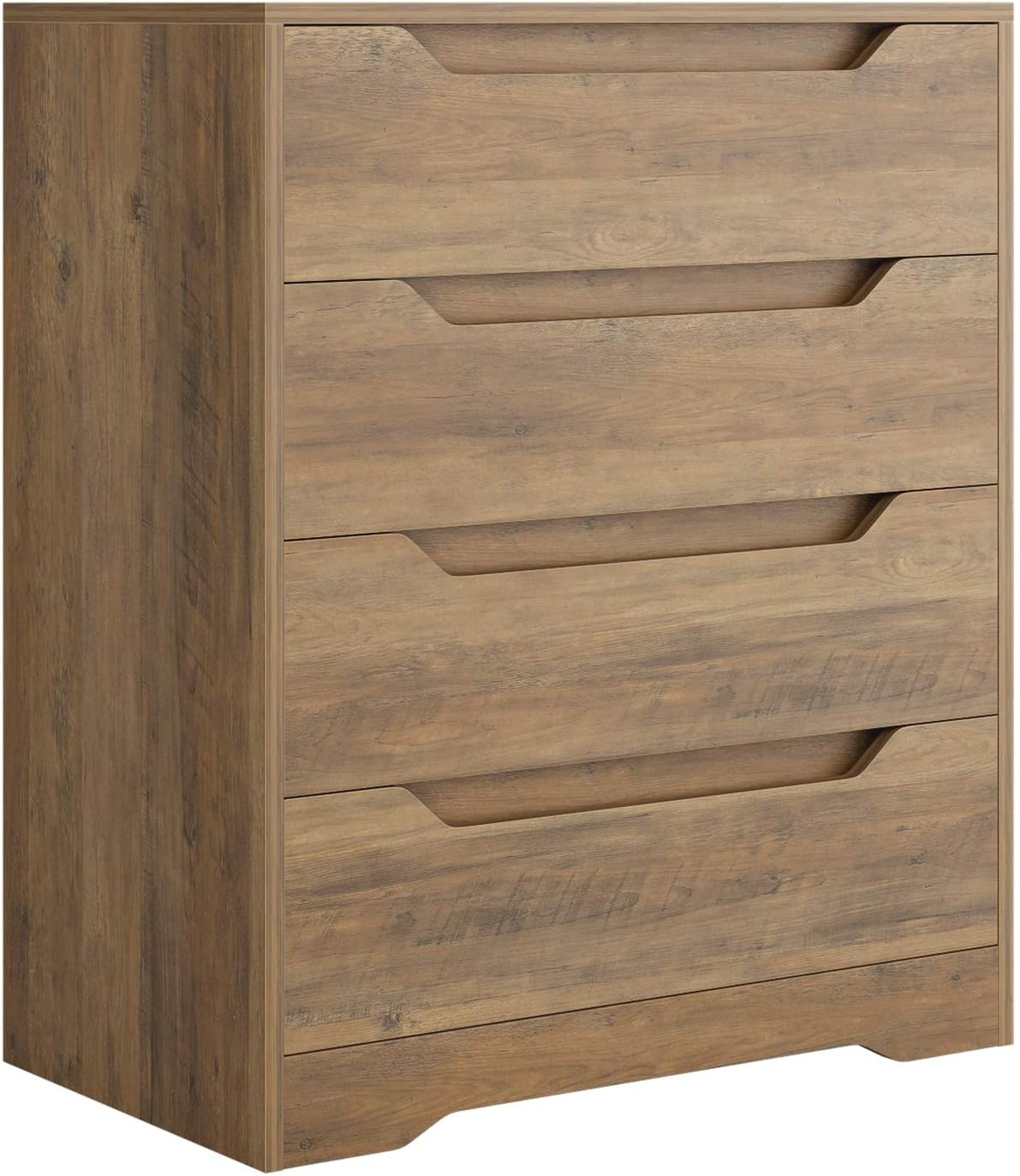 White 4 Drawer Wood Dresser with Storage V46592