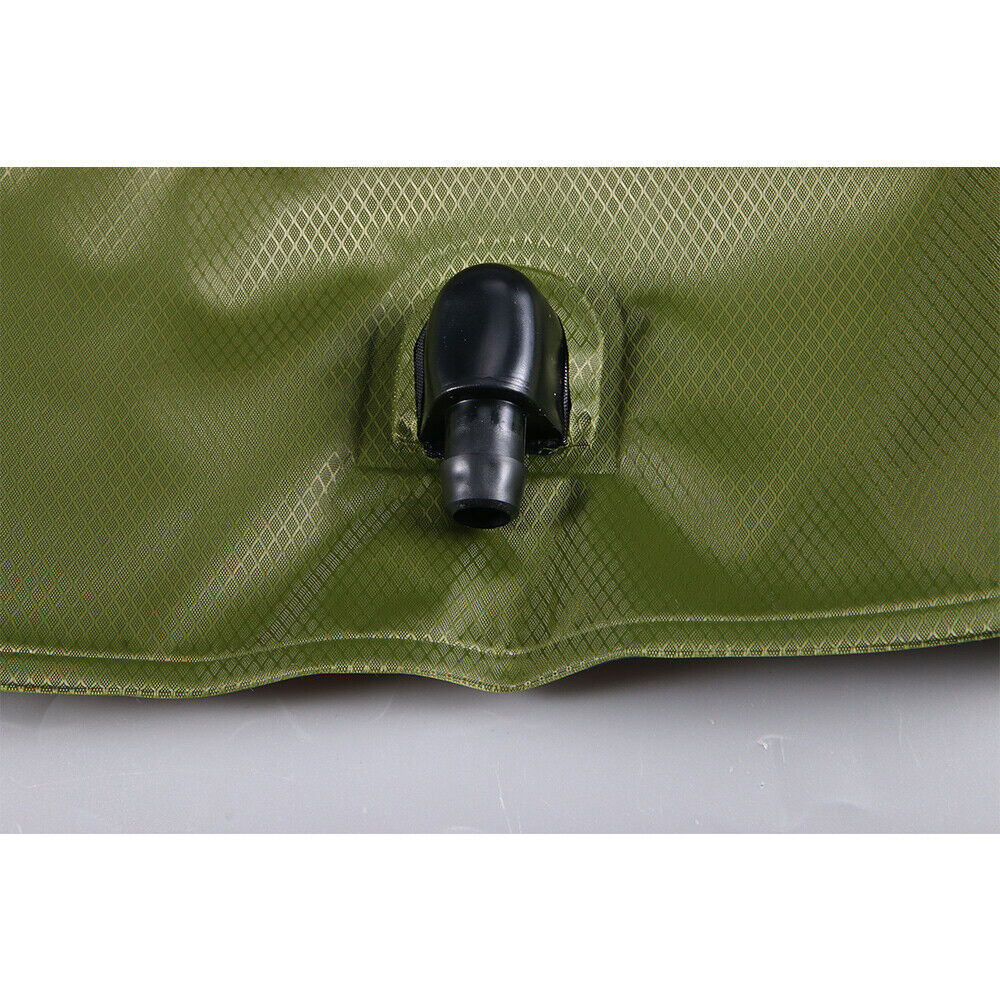 5 Gallon Solar Heated Camping Shower Bag with Removable Hose, Green PVC O492121