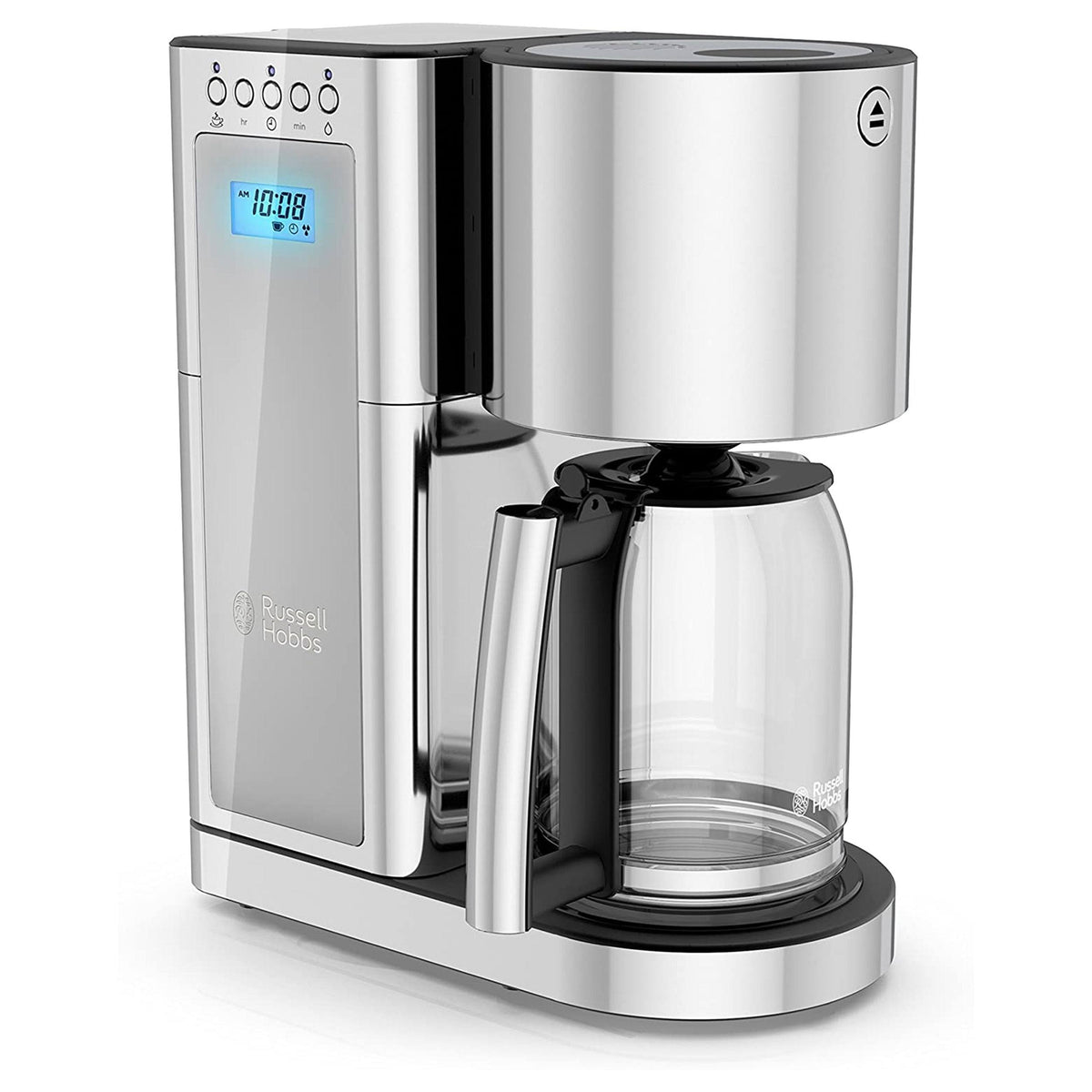 Silver Glass Coffeemaker with 8 Cup Capacity A55208