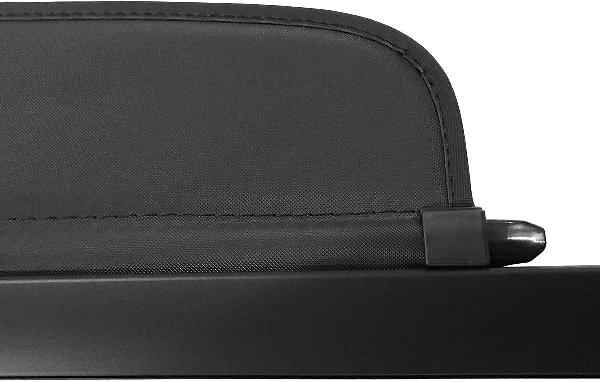 Black Retractable Rear Trunk Security Cover Shade X23581