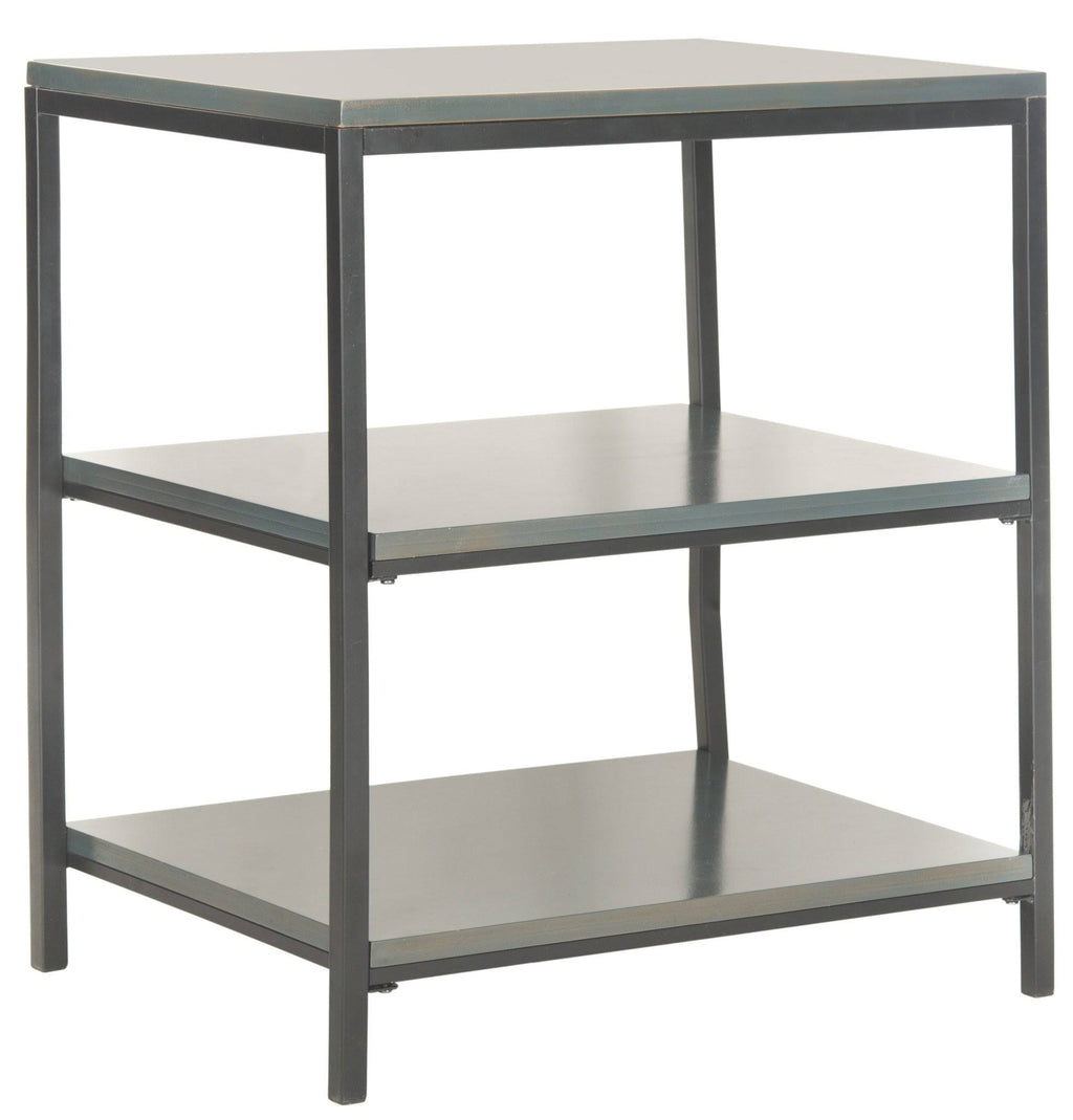 3 Tier Steel Teal Shelf Unit J659387