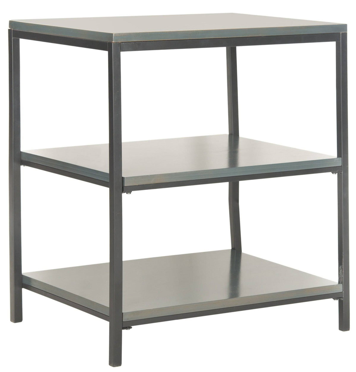 3 Tier Steel Teal Shelf Unit J659387