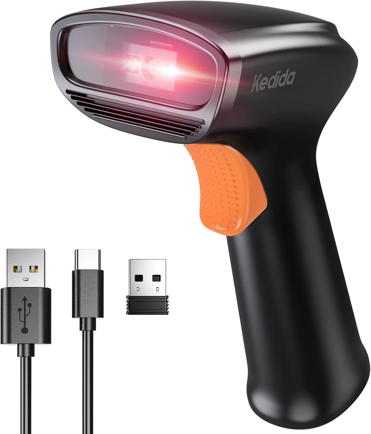 2D Wireless Barcode Scanner with Charging Cradle, Pack of 2 X879