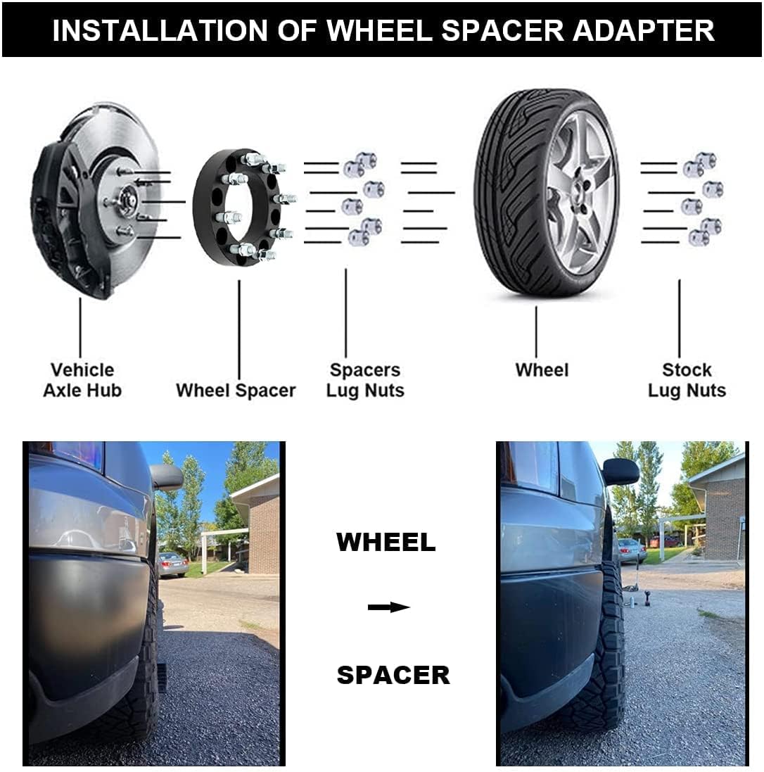 Forged Wheel Adapters with 14x1.5 Studs Y3087